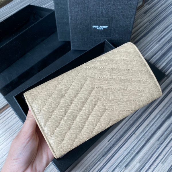 Y*L monogram large flap wallet