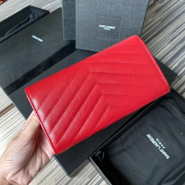 Y*L monogram large flap wallet