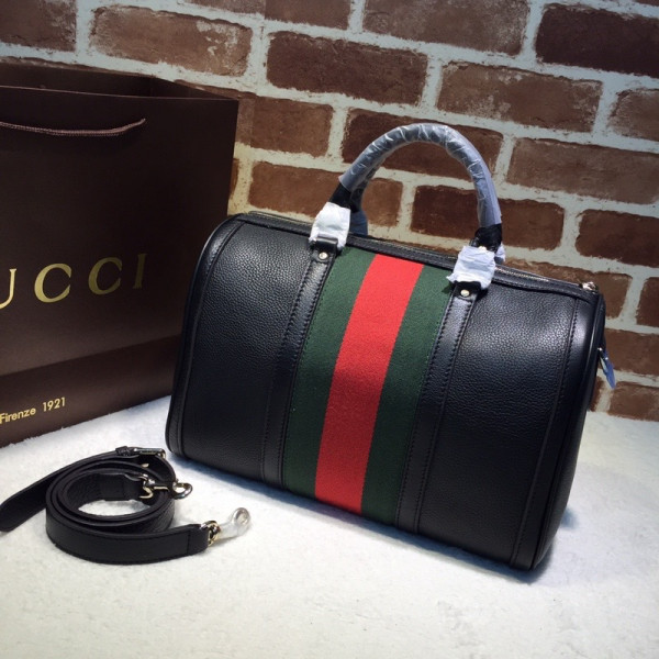 G*u*i vintage web original gg boston bag