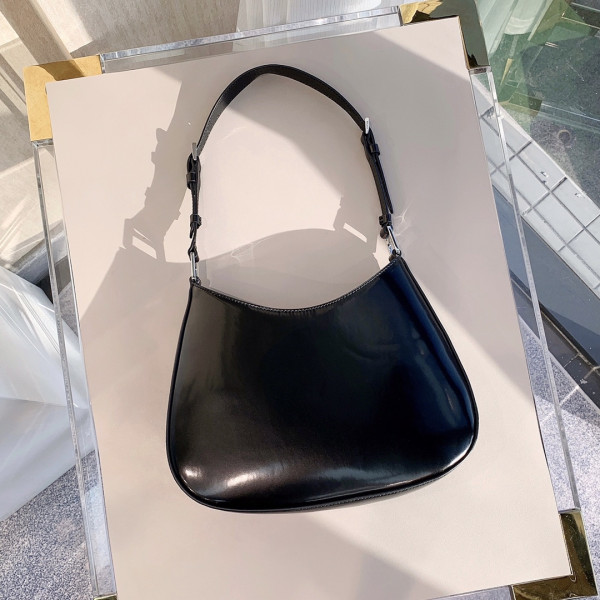 Pra*a cleo brushed leather shoulder bag