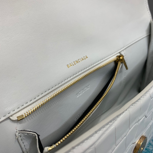 Ba*len*cia*ga  hourglass stretched top handle bag