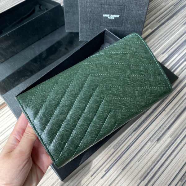 Y*L monogram large flap wallet