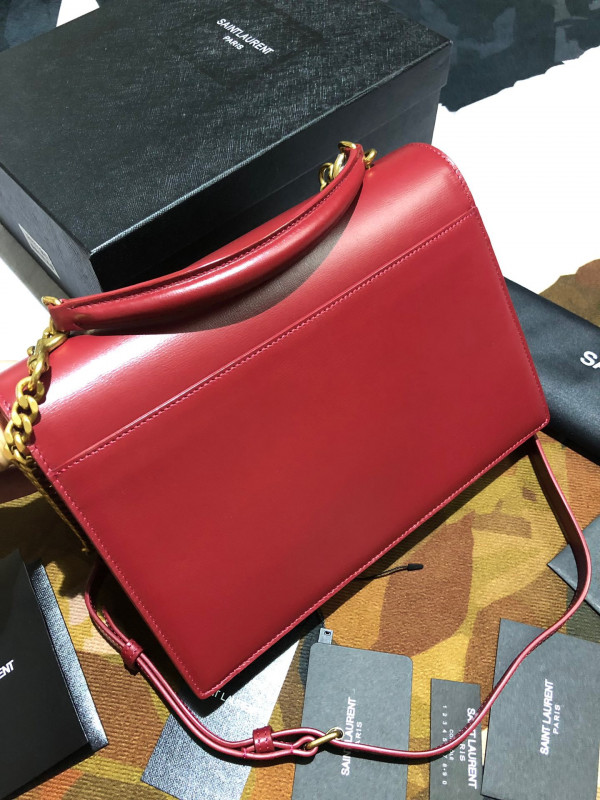 Y*L medium sunset satchel in smooth leather
