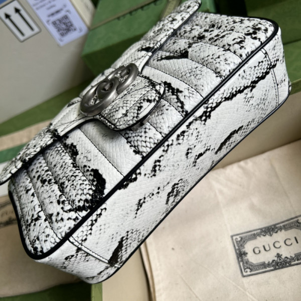 G*u*i gg marmont small python shoulder bag