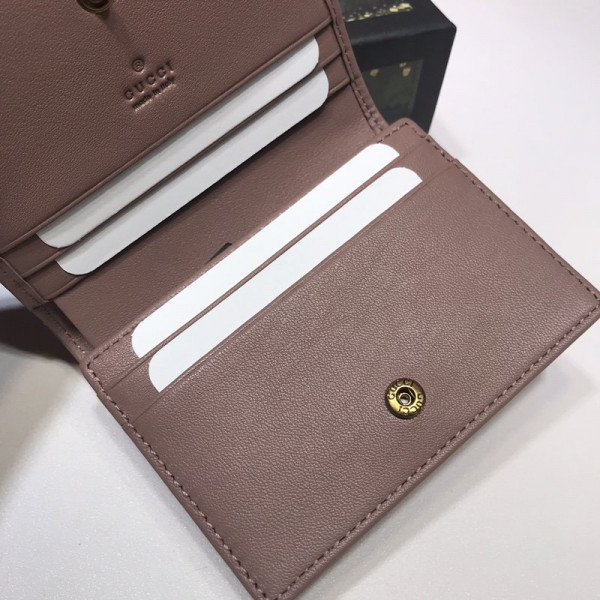 G*u*i gg marmont card case wallet