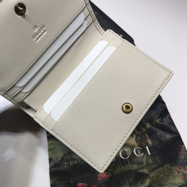 G*u*i gg marmont card case wallet