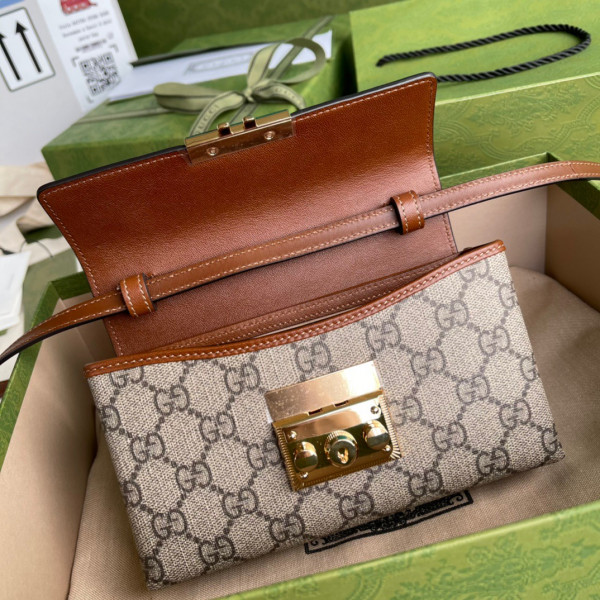 G*u*i padlock mini bag