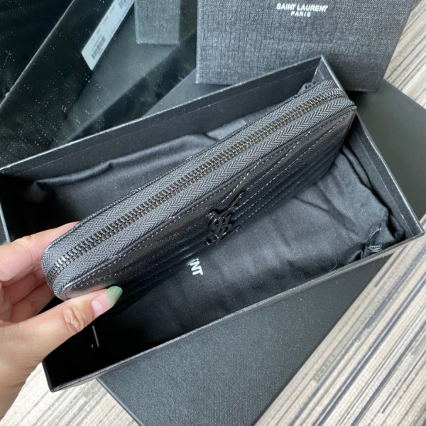 Y*L monogram zippy wallet