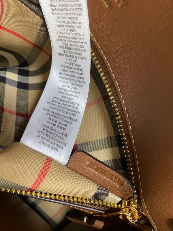 B**rry small vintage check two-handle title bag