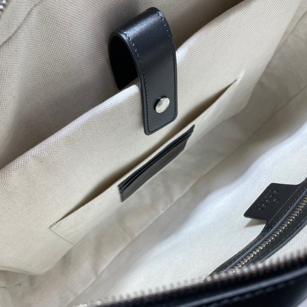 G*u*i gg embossed briefcase
