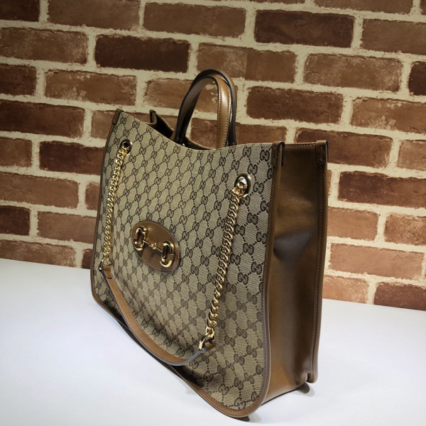 G*u*i 1955 horsebit large tote bag