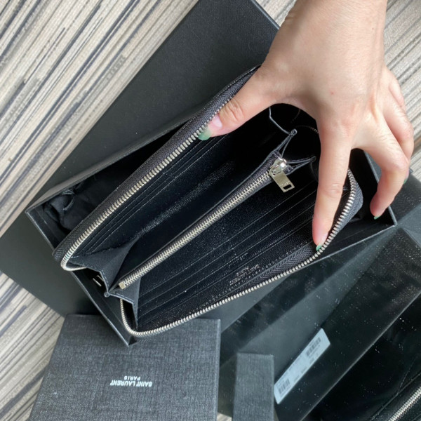 Y*L monogram zippy wallet