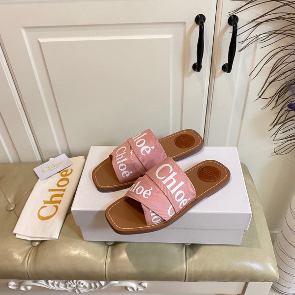 CHLOÉ woody flat mule