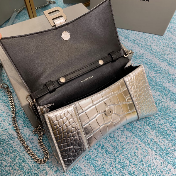 Ba*len*cia*ga hourglass chain bag