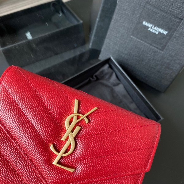 Y*L monogram small envelope wallet in
