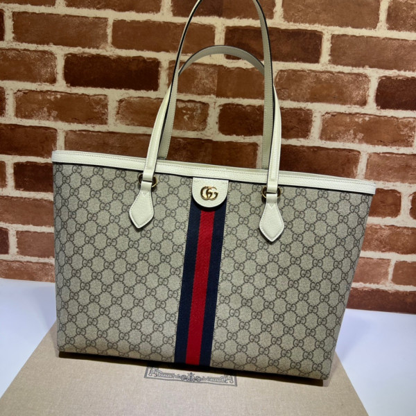 G*u*i ophidia medium tote with web