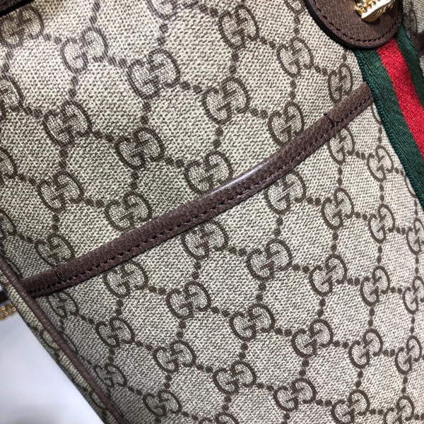 G*u*i rajah medium bucket bag