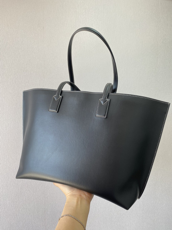 B**rry medium monogram motif leather tote
