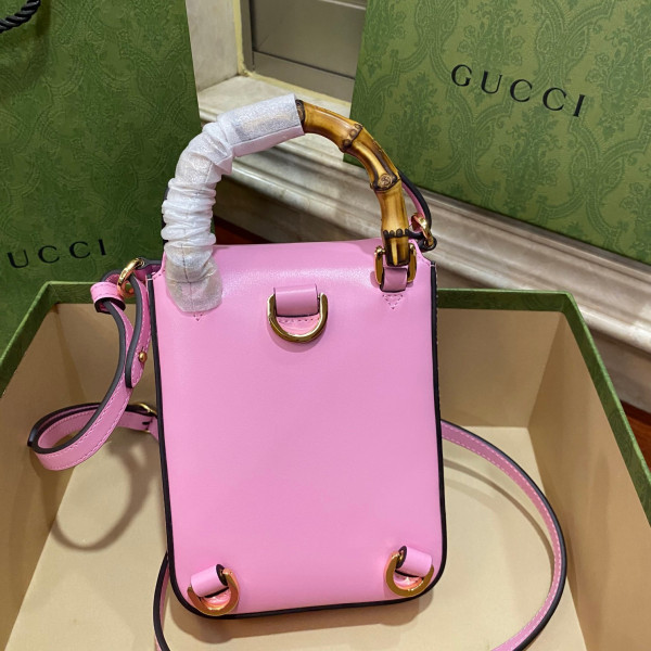 G*u*i bamboo mini handbag