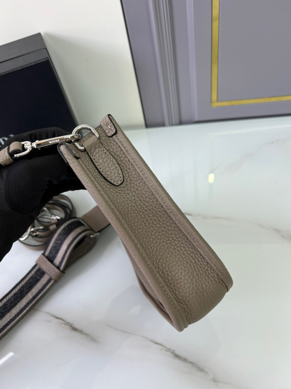 Pra*a leather mini shoulder bag