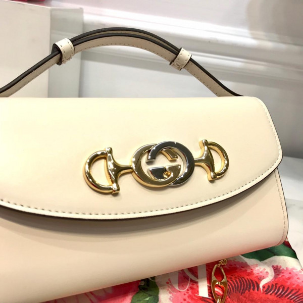 G*u*i zumi smooth leather mini shoulder bag