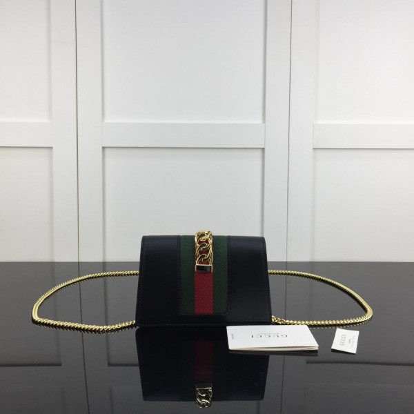 g*u*i sylvie leather S*per mini bag