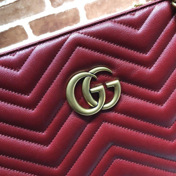 G*u*i gg marmont matelassé medium tote