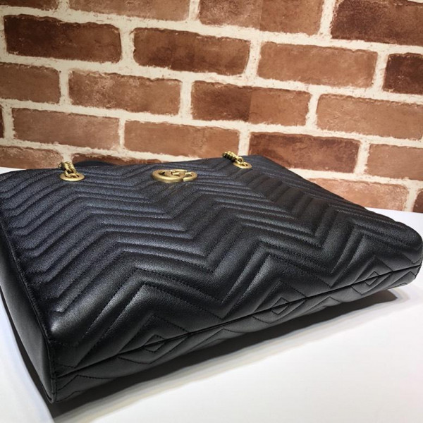 G*u*i gg marmont matelassé medium tote