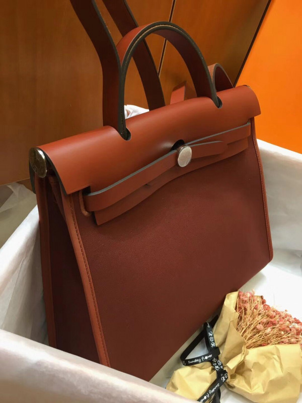 H**mes herbag 31cm all handmade