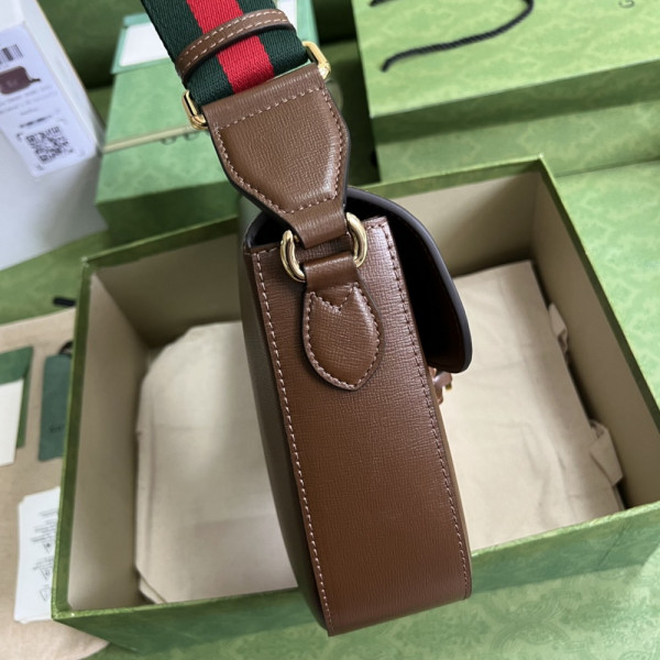 G*u*i horsebit 1955 patchwork shoulder bag