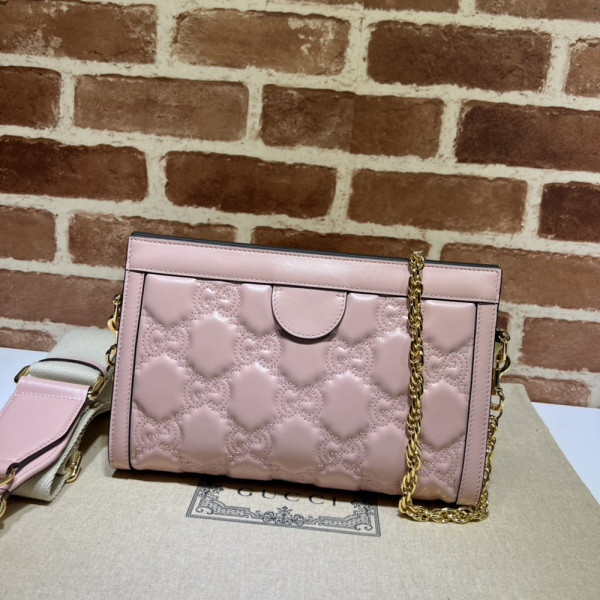 G*u*i gg matelassé leather shoulder bag