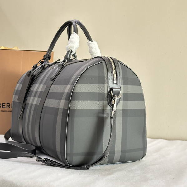 B**rry check bowling bag-49*25*28cm