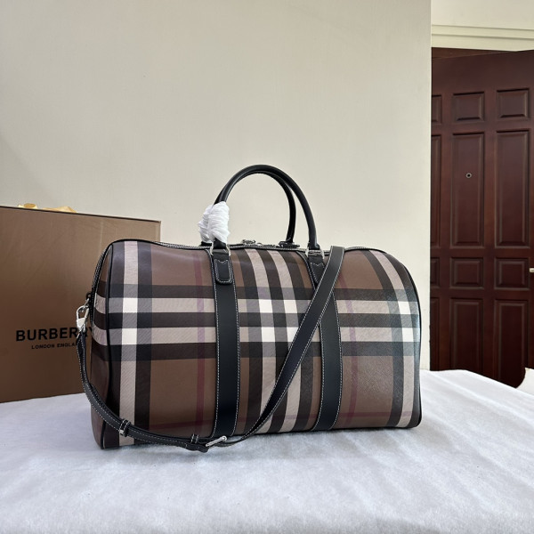 B**rry check bowling bag-49*25*28cm