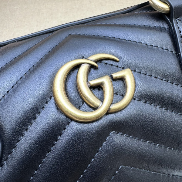 G*u*i marmont small top handle bag
