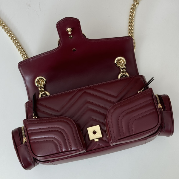 G*u*i gg marmont small multi-pocket bag