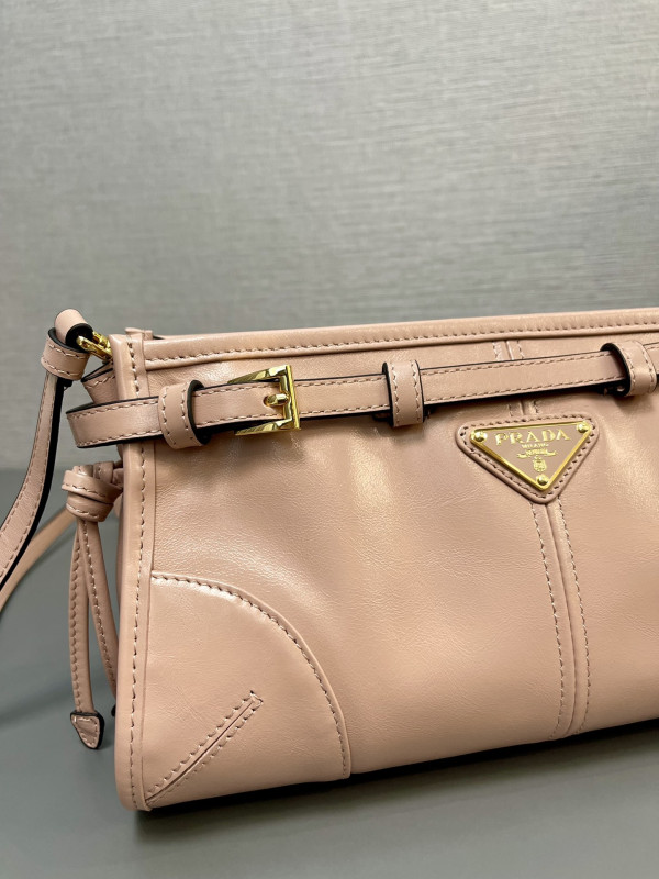 Pra*a small leather shoulder bag
