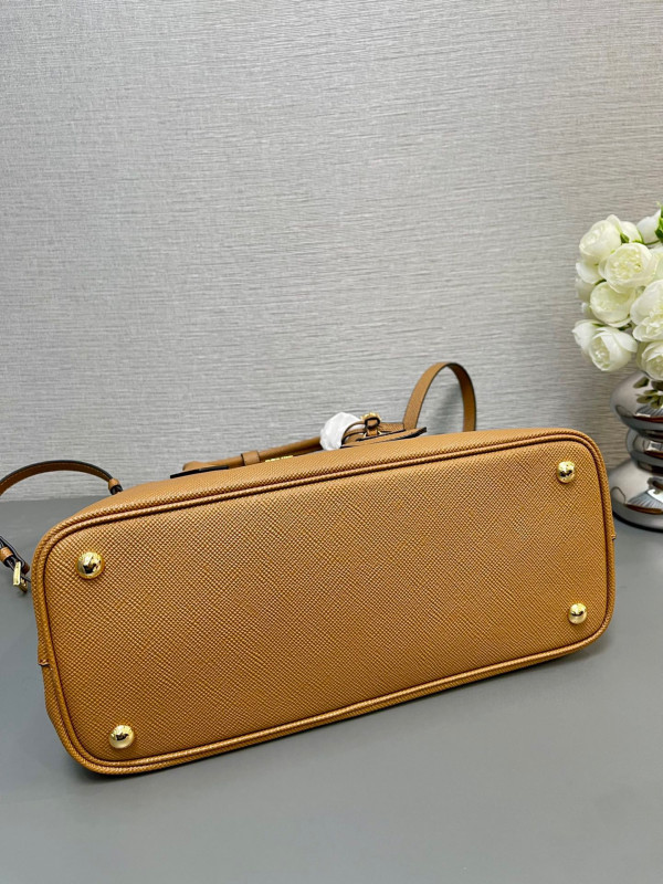 medium saffiano leather double Pra*a bag