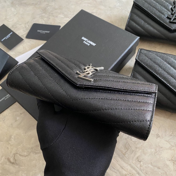 Y*L monogram large flap wallet