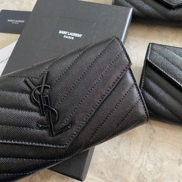 Y*L monogram large flap wallet