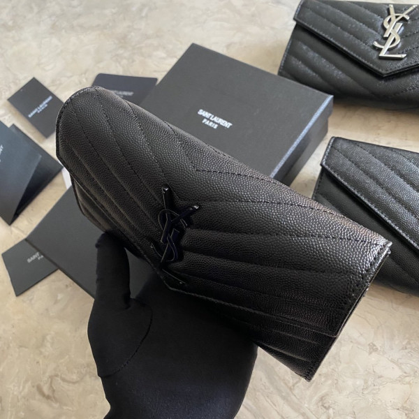 Y*L monogram large flap wallet